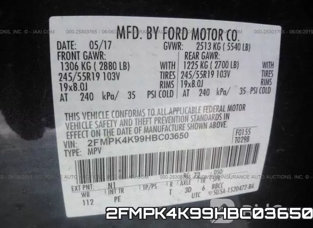 2FMPK4K99HBC03650 фото 10