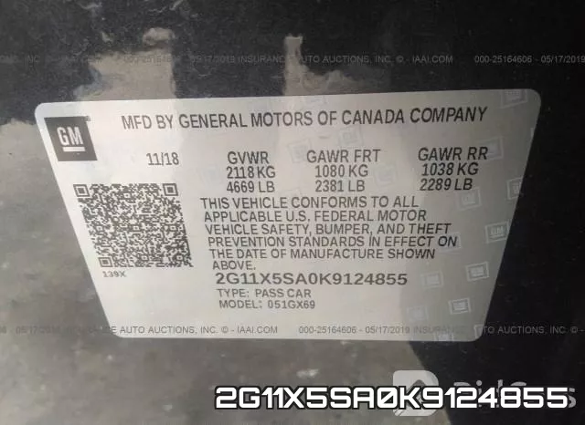 2G11X5SA0K9124855 фото 10