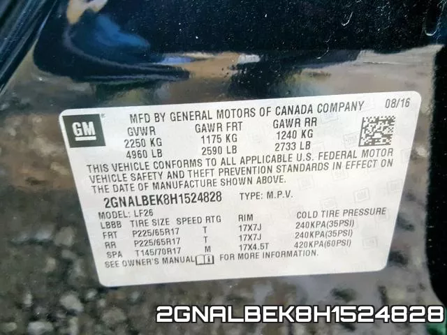 2GNALBEK8H1524828 фото 2