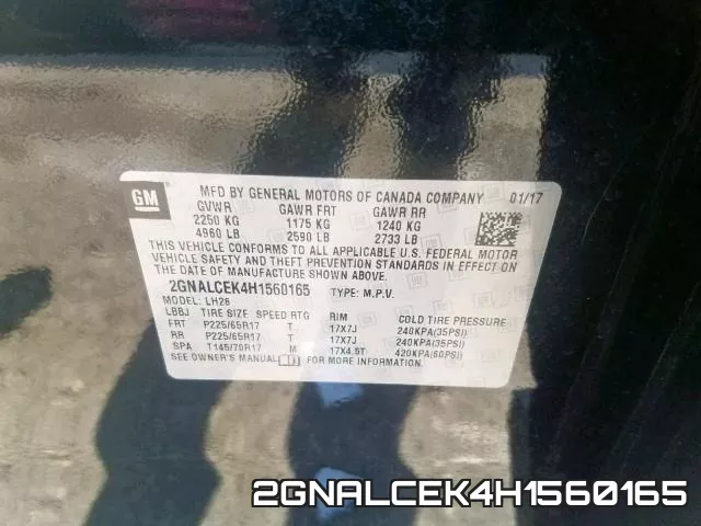 2GNALCEK4H1560165 фото 2