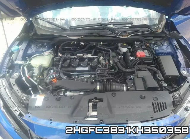 2HGFC3B31KH350358 фото 2