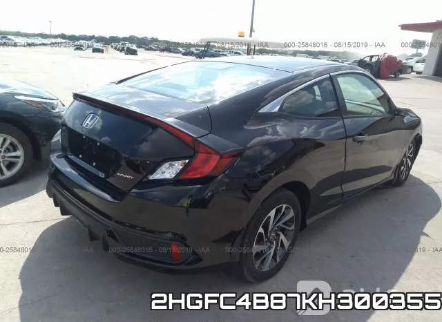 2HGFC4B87KH300355 фото 5