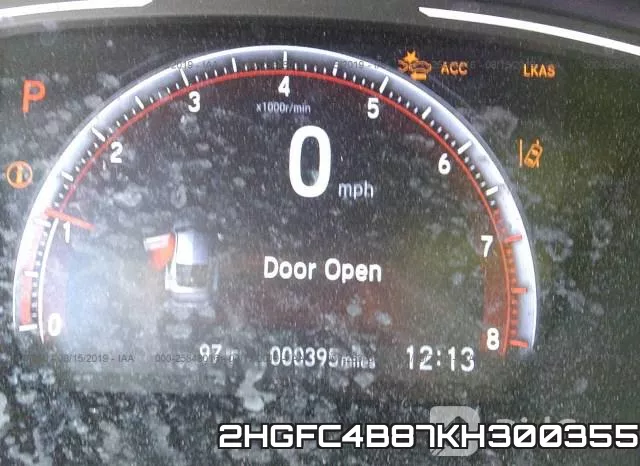 2HGFC4B87KH300355 фото 8