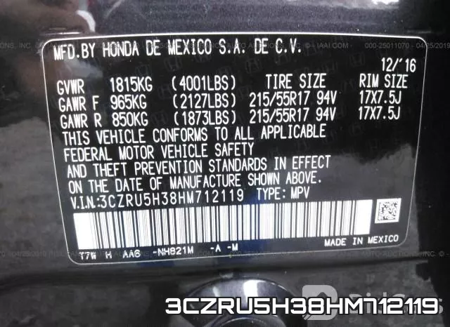 3CZRU5H38HM712119 фото 10