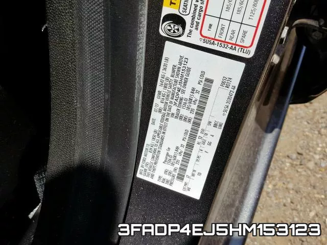 3FADP4EJ5HM153123 фото 2