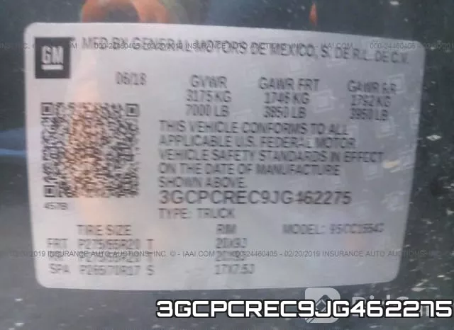 3GCPCREC9JG462275 фото 10