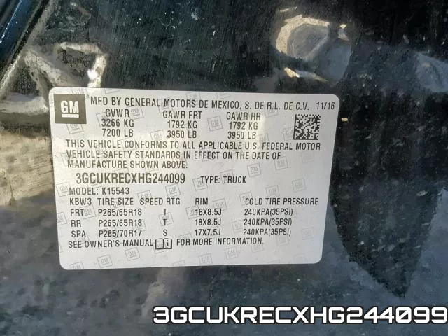 3GCUKRECXHG244099 фото 2