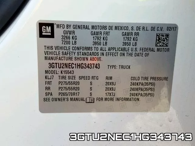 3GTU2NEC1HG343743 фото 2