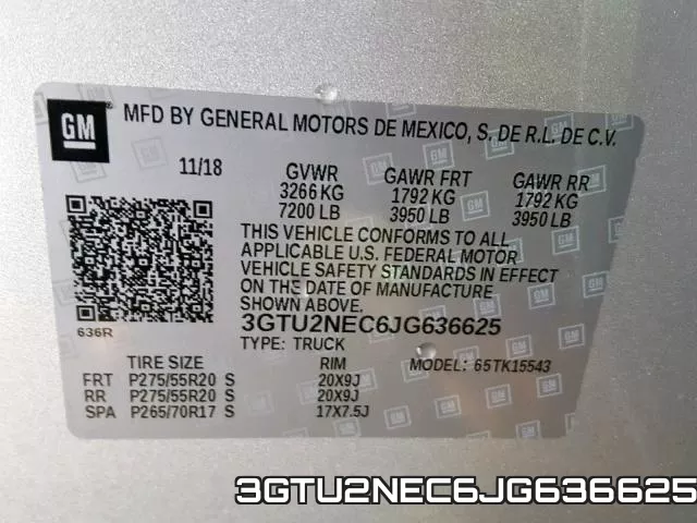 3GTU2NEC6JG636625 фото 2