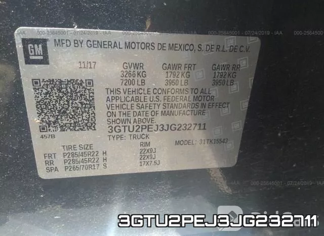 3GTU2PEJ3JG232711 фото 10