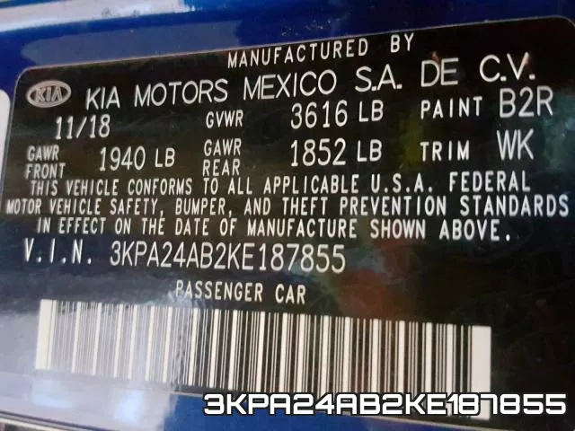 3KPA24AB2KE187855 фото 2