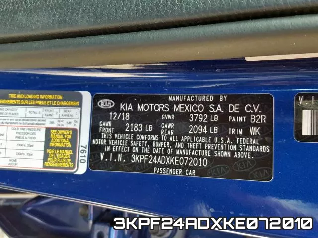3KPF24ADXKE072010 фото 2