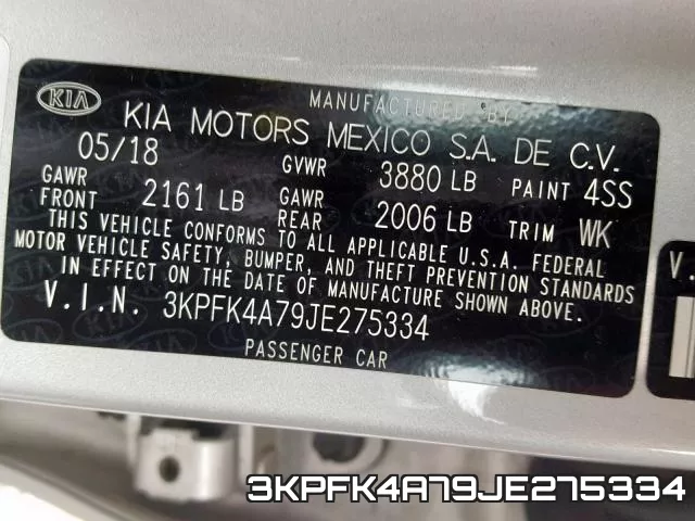 3KPFK4A79JE275334 фото 2