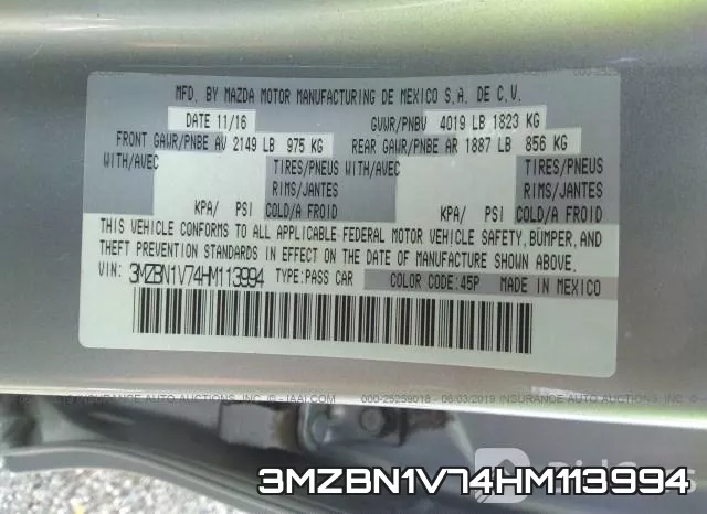3MZBN1V74HM113994 фото 10