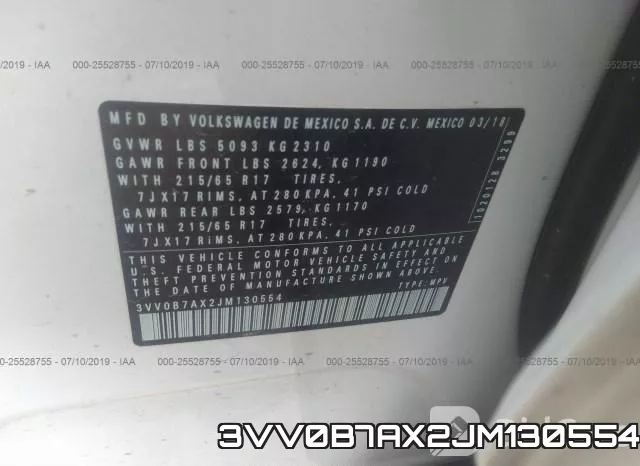 3VV0B7AX2JM130554 фото 10