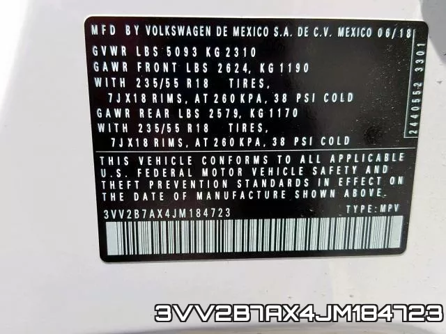 3VV2B7AX4JM184723 фото 2