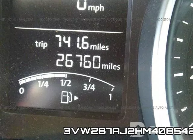 3VW2B7AJ2HM408542 фото 8