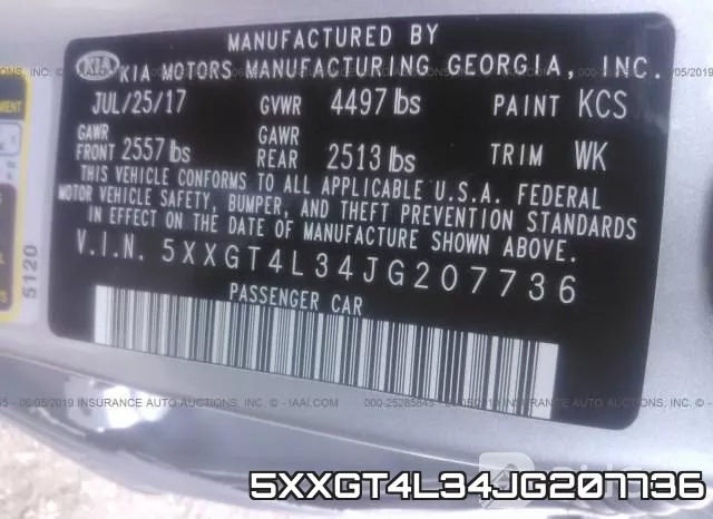 5XXGT4L34JG207736 фото 10