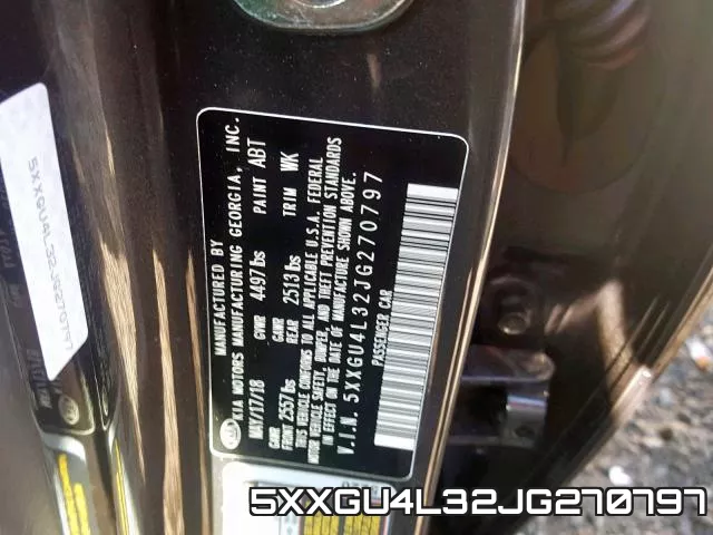 5XXGU4L32JG270797 фото 2