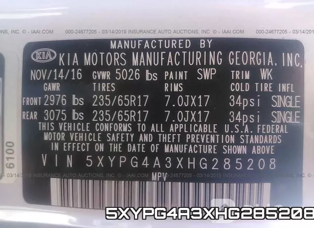 5XYPG4A3XHG285208 фото 10