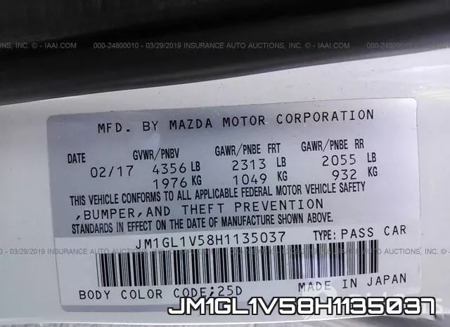 JM1GL1V58H1135037 фото 10
