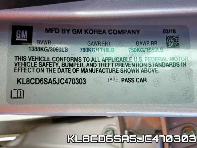 KL8CD6SA5JC470303 фото 2