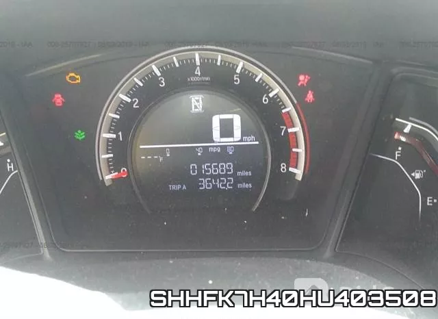 SHHFK7H40HU403508 фото 8
