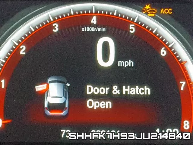 SHHFK7H93JU214840 фото 9