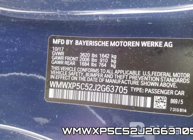 WMWXP5C52J2G63705 фото 10