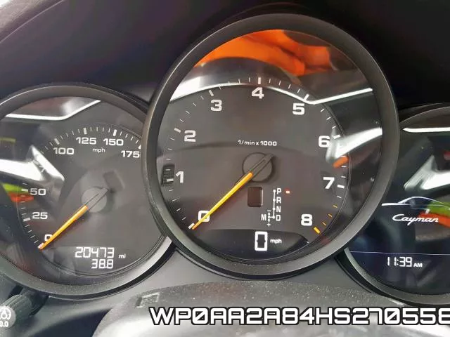 WP0AA2A84HS270558 фото 9
