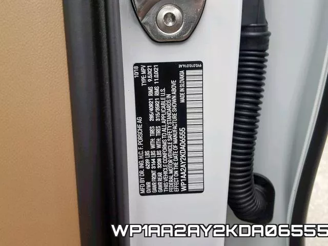 WP1AA2AY2KDA06555 фото 2