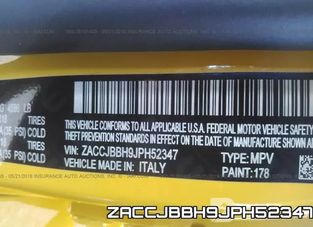 ZACCJBBH9JPH52347 фото 10