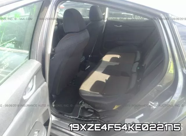 19XZE4F54KE022175 фото 9