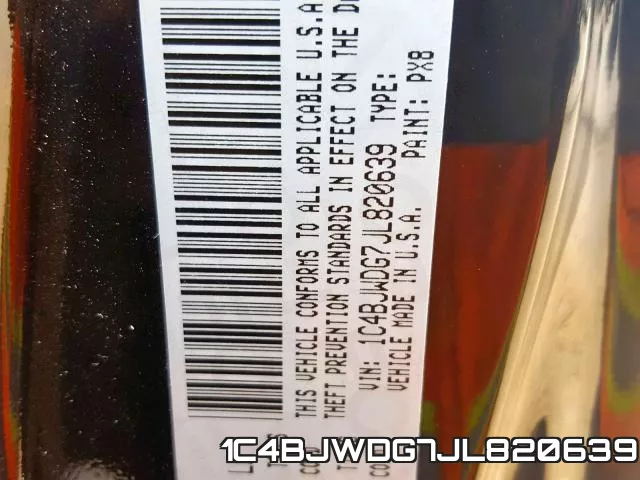 1C4BJWDG7JL820639 фото 2