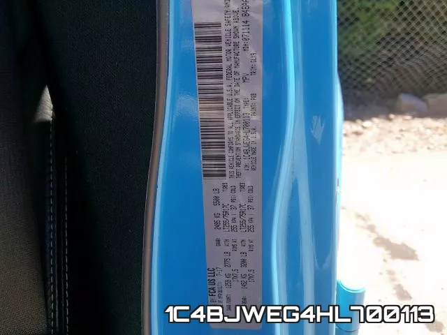 1C4BJWEG4HL700113 фото 2