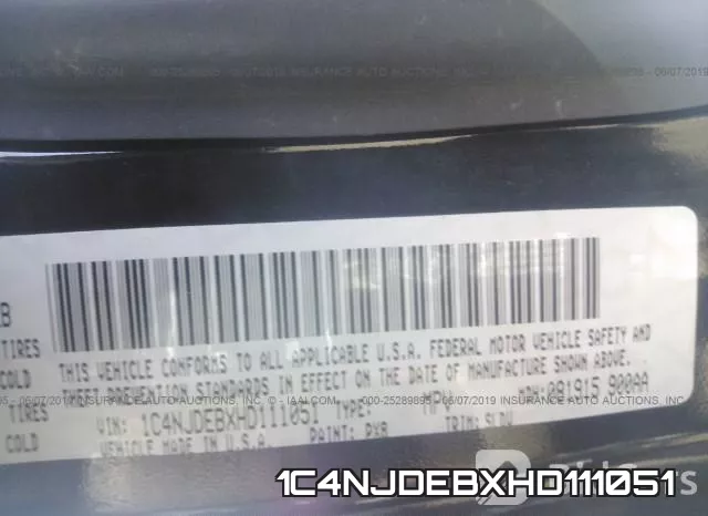 1C4NJDEBXHD111051 фото 10