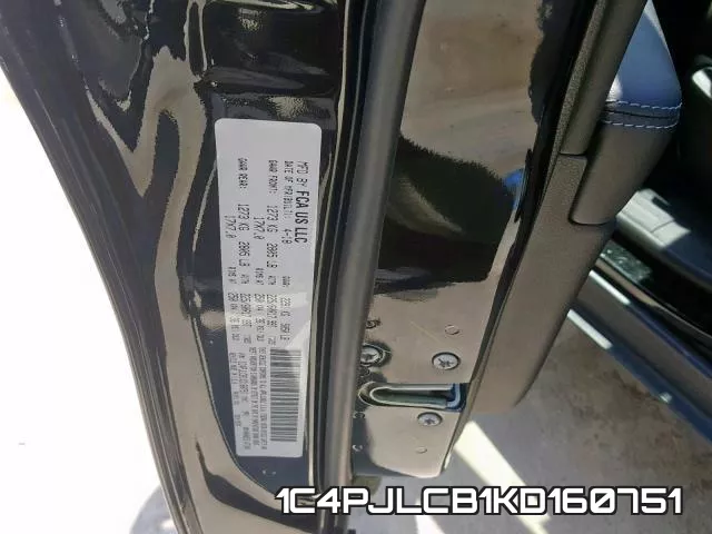 1C4PJLCB1KD160751 фото 2