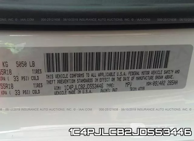 1C4PJLCB2JD553446 фото 10