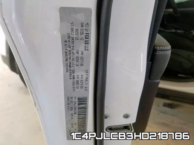 1C4PJLCB3HD218786 фото 2