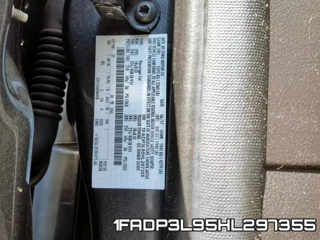 1FADP3L95HL297355 фото 2