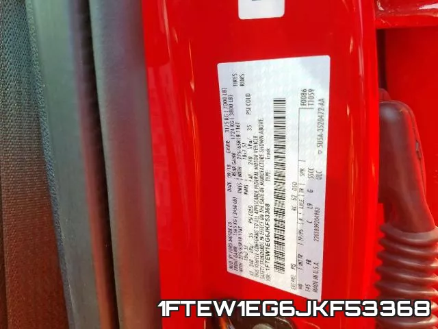 1FTEW1EG6JKF53368 фото 2