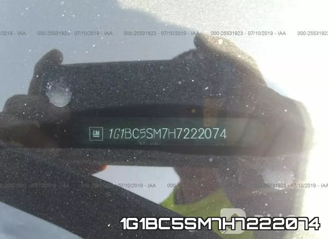 1G1BC5SM7H7222074 фото 10