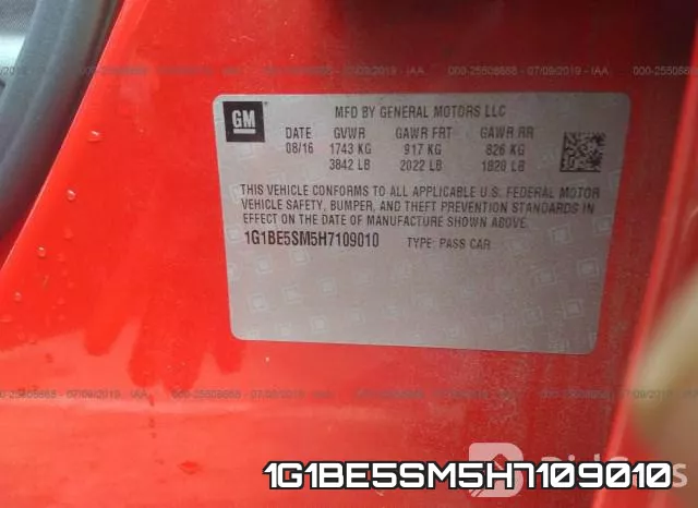 1G1BE5SM5H7109010 фото 10