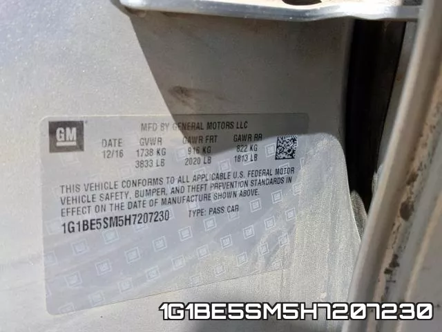 1G1BE5SM5H7207230 фото 2