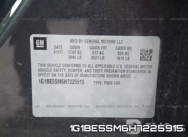 1G1BE5SM6H7225915 фото 10