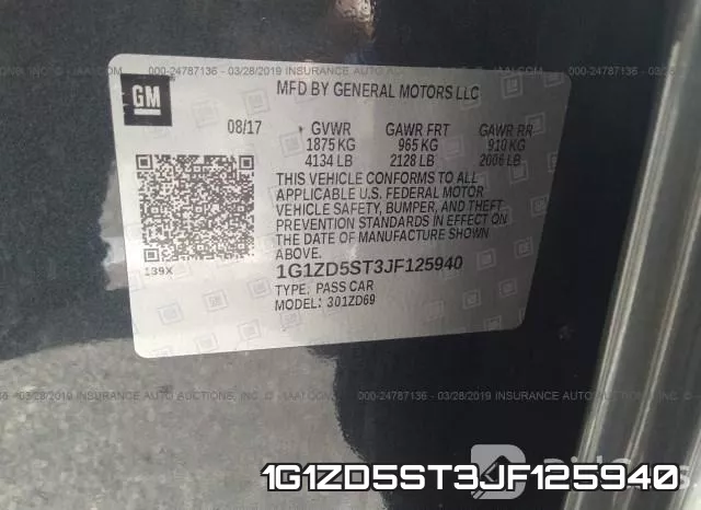 1G1ZD5ST3JF125940 фото 10