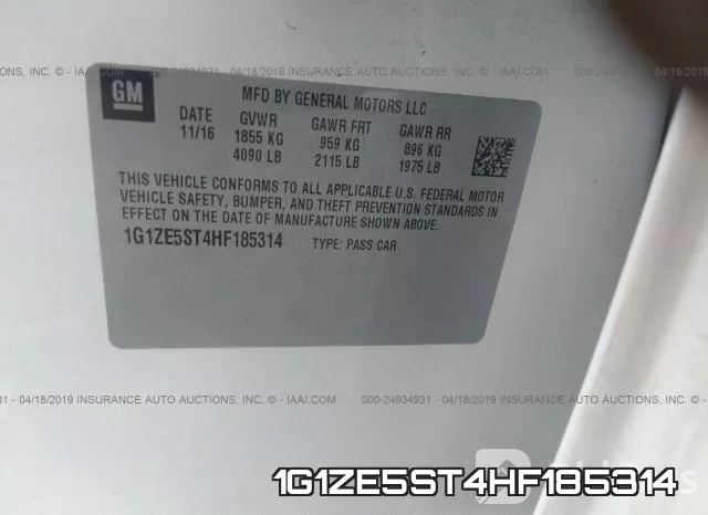 1G1ZE5ST4HF185314 фото 10