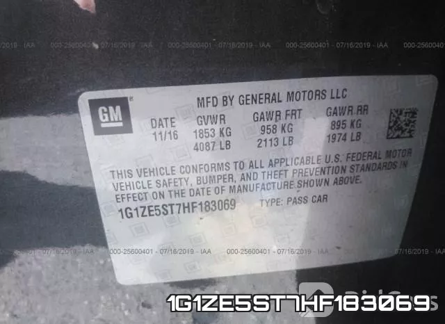 1G1ZE5ST7HF183069 фото 10