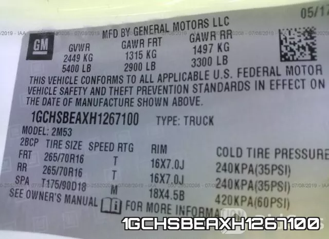 1GCHSBEAXH1267100 фото 10