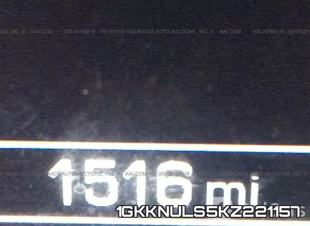 1GKKNULS5KZ221157 фото 8